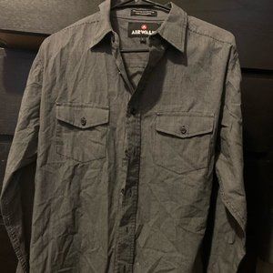 Large Black Airwalk button up